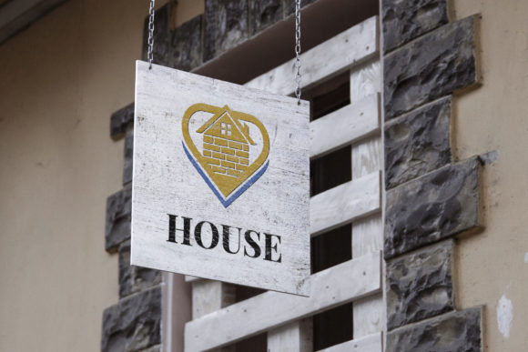 Build a Strong Foundation with This House Logo Template