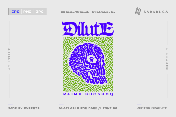 Melting Corpse Skull: A Bold Graphic for Edgy Branding