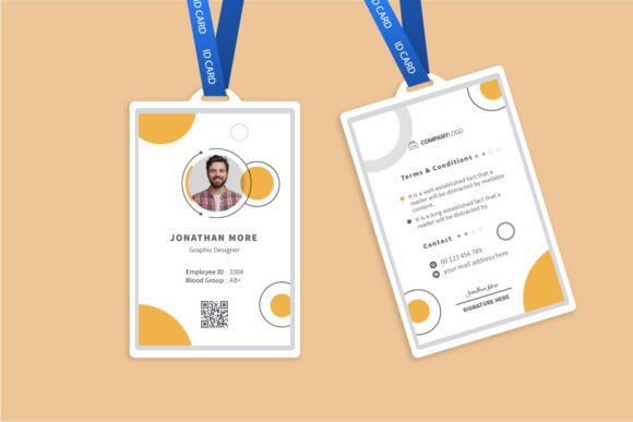 Modern Business ID Card Template for Professional Branding