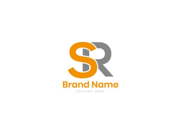 SR Letter Logo Design Vector Template: A Modern Branding Asset