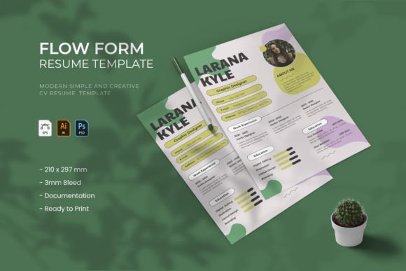 Stand Out with Flow Form: A Modern Resume & Cover Letter Template